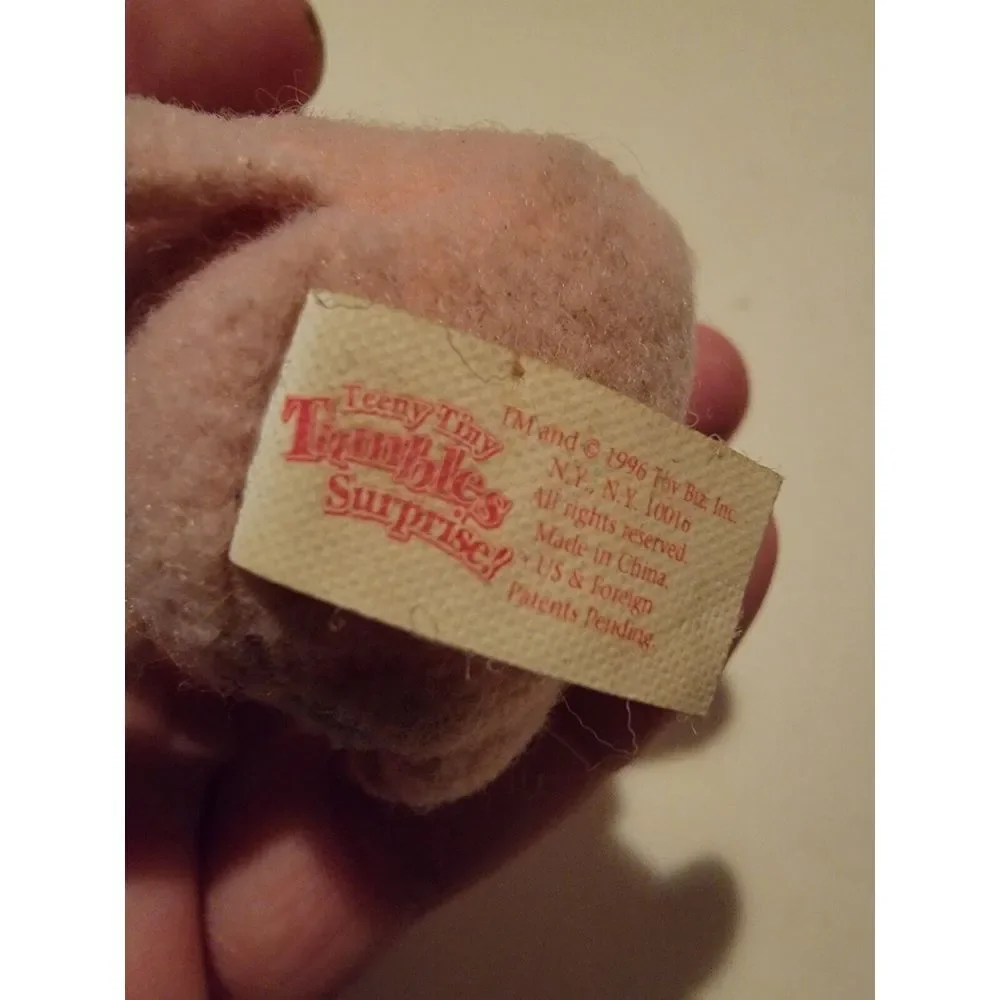 Teeny‎ Tiny Kitten Thumble Surprise Vintage 90s 1996 Vtg Mini Cat Plush